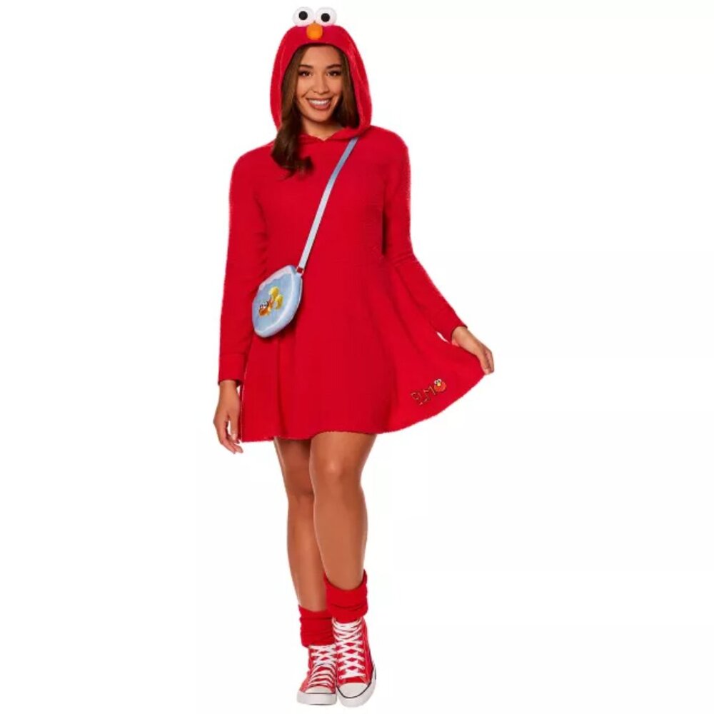 Spirit Halloween Sesame Street Adult Elmo Dress Costume | Officially licensed |
